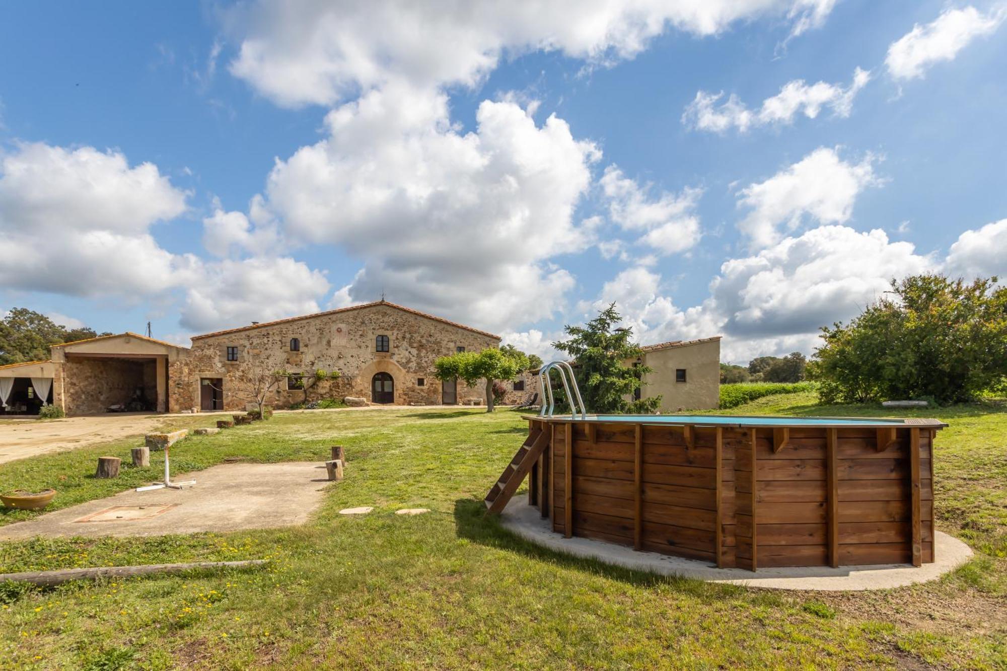 La Pahissa De Can Abras Casa Rural Жирона Экстерьер фото